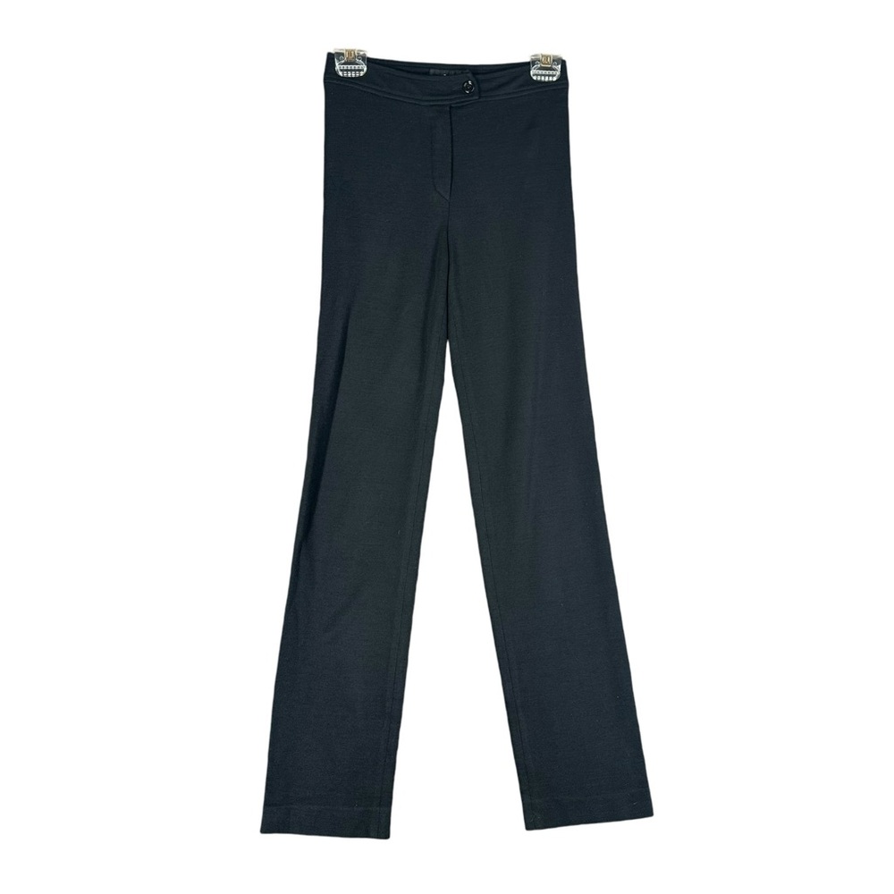 T et B Ter Et Bantine Women’s 38 Black Ponte Pants Casual Office Career Comfy‎